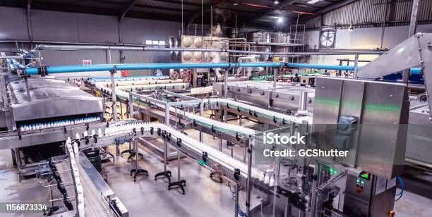 Dairy Factory In Africa Stock Photo - Download Image Now - Factory, Manufacturing, Industry