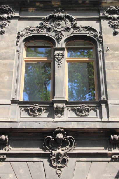 istock Renaissance window in Andrassy Avenue of Budapest 1156873463
