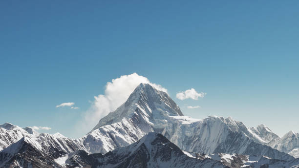 istock Eagle circling around Mount Gongga 1156877431