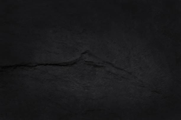 istock Dark grey black slate texture in natural pattern with high resolution for background and design art work. Black stone wall. 1156881200