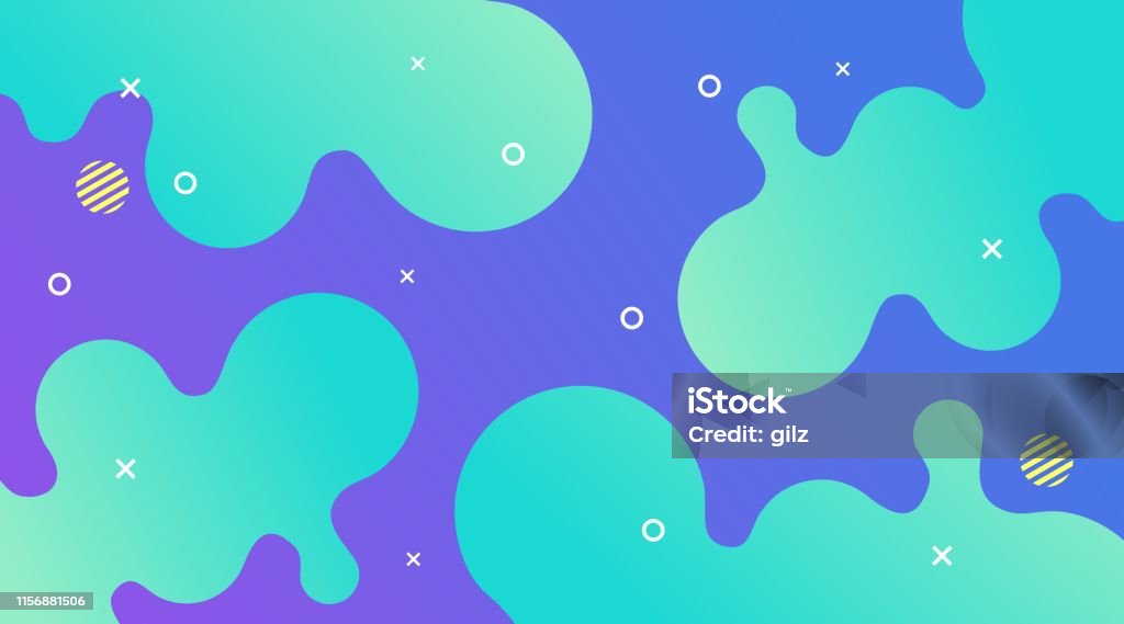Liquid Gradient Design Liquid Gradient Fluid Design Abstract Background Stock Illustration ...