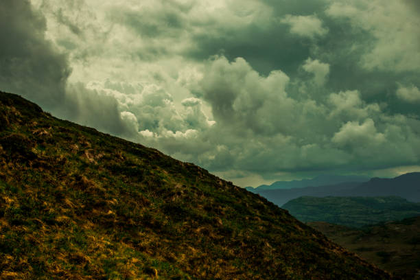 Uphill Norway stock photo