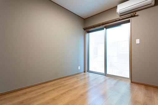 Interior photo of a common Japanese house.