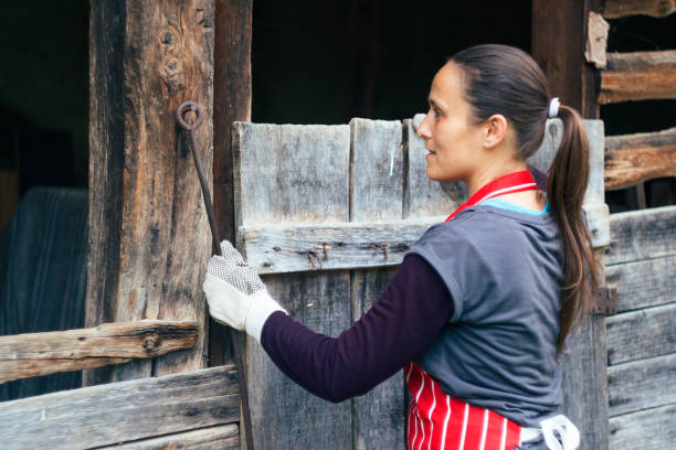 istock Rural work in the farm. 1156890282