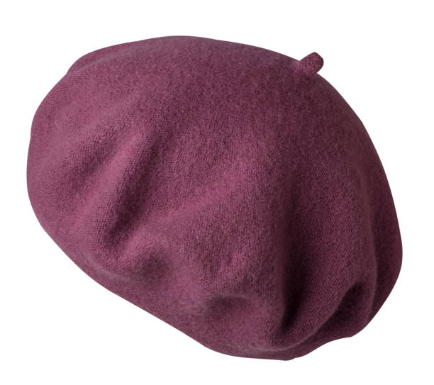 istock Beret isolated on white background. hat female beret 1156890291