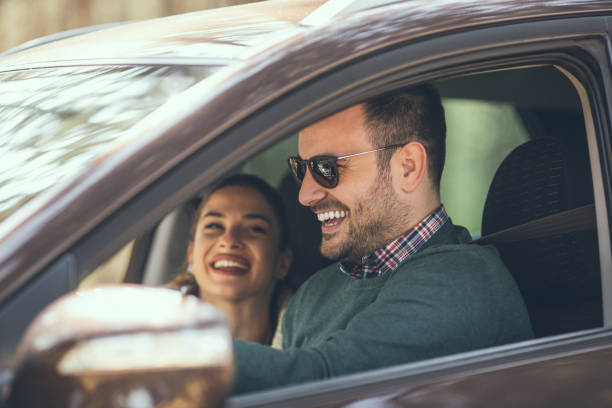 istock Couple having fun on roadtrip 1156894232