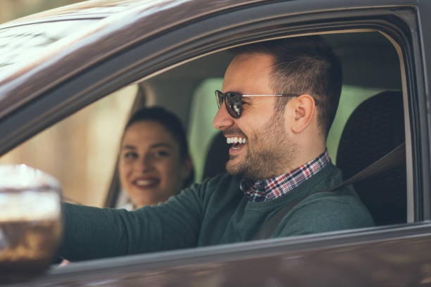 istock Couple having fun on roadtrip 1156894234