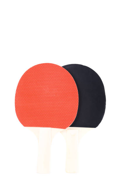 istock Table tennis rackets isolated on white background 1156895906