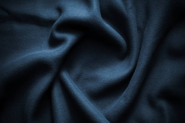 istock Background texture of deep blue fleece 1156898479