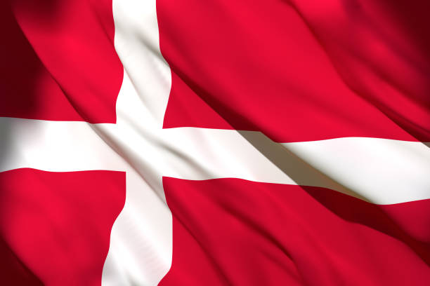 istock 3d rendering of Denmark flag 1156898774