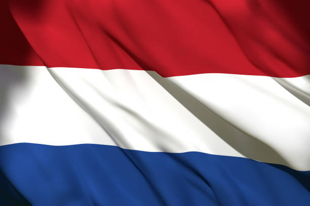 istock 3d rendering of Holland flag 1156898844
