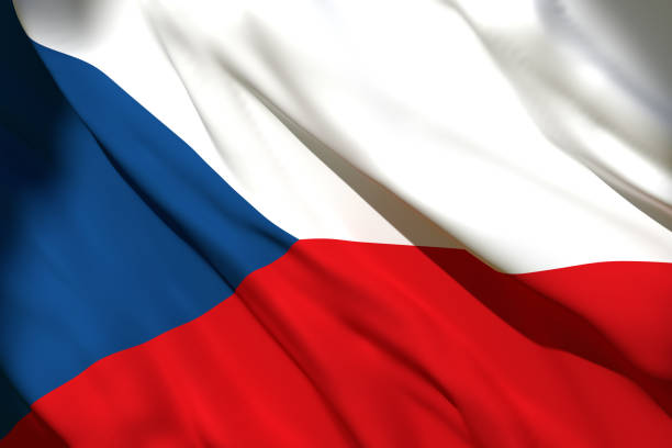 istock 3d rendering of Czech Republic flag 1156898994