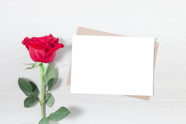 istock Wedding Stationery Set Mockup -  Party Invitation Mockup - Card and Envelope 1156899755
