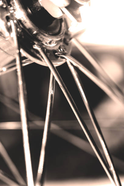 roue avant de bicyclette avec des rayons - 4549 photos et images de collection