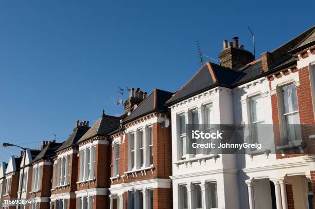 Foto de Alojamento No Terraço No Sul De Londres e mais fotos de stock de Azul - Azul, Capitais internacionais, Casa