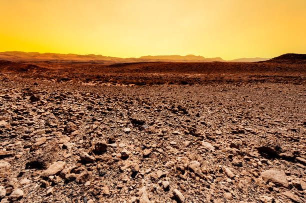 istock Fantastic sunrise in the desert. 1156910848