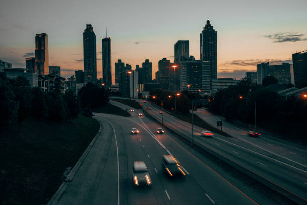 istock Atlanta Skyline at Sunset 1156911025