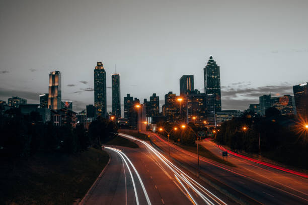 istock Atlanta Skyline at Sunset 1156912541