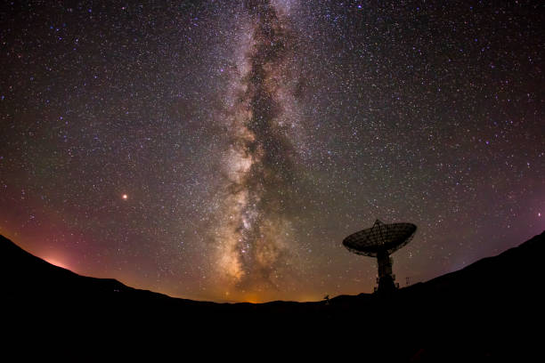 istock Radio telescopes and the Milky Way 1156914020