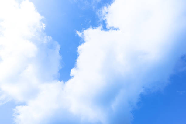 istock Blue sky white cloud white background. Beautiful sky and clouds in the afternoon. 1156915390