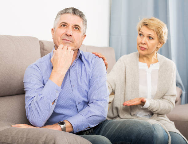 istock Mature couple find out relationship 1156915771