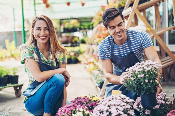 istock Growing flowers with love and care 1156921555