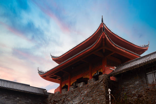 The corner of Chinese ancient attic