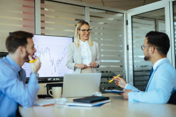 istock Creative business team working on project in office board room 1156928460