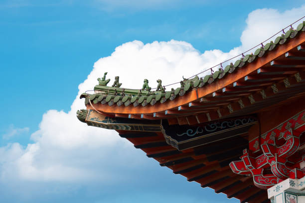 istock The corner of Chinese ancient attic 1156929810