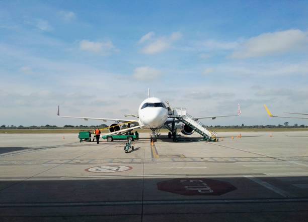 istock Plane in the airport 1156933457