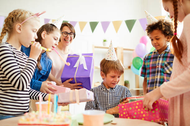 istock Presents for Birthday Party 1156938933