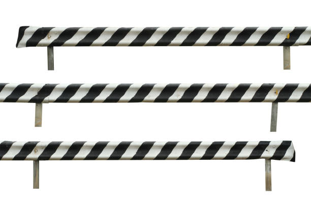 istock Guard rail steel barrier 1156939098