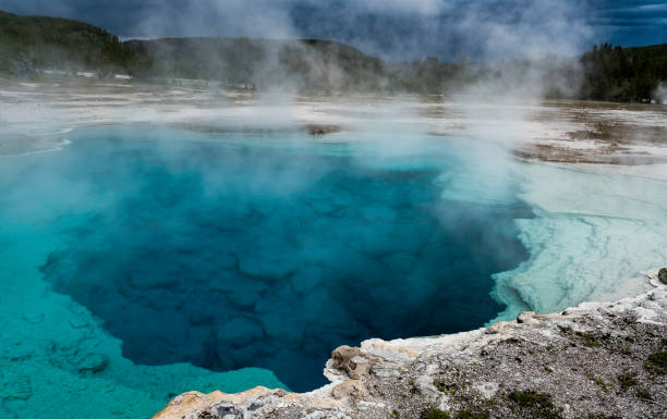istock Sapphire Pool, Thermal Springs, Yellowstone National Park 1156942439