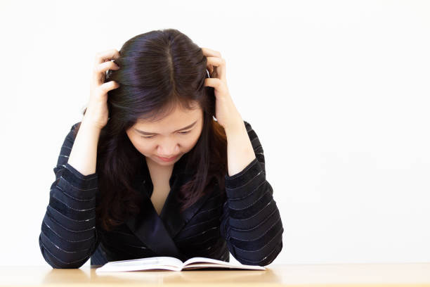 istock Upset businesswoman close up with copy space. 1156944229