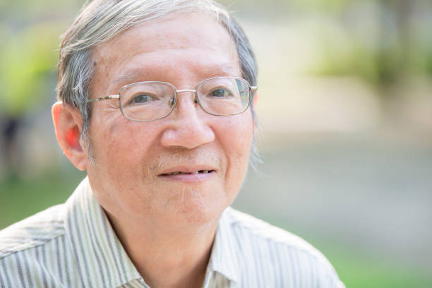 istock Older man smile to you 1156947290