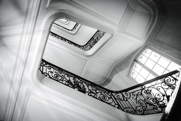 istock beautiful luxury staircase 1156947374