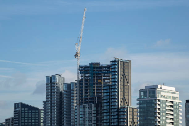 istock Many Skyscrapers And Crane 1156947877