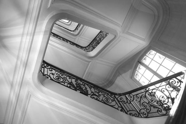 istock beautiful luxury staircase 1156949410