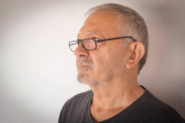 istock Portrait of a serious senior man 1156950836