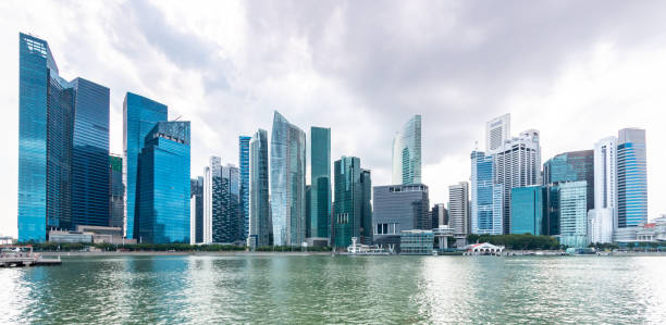 istock View of modern buildings in Singapore 1156953600