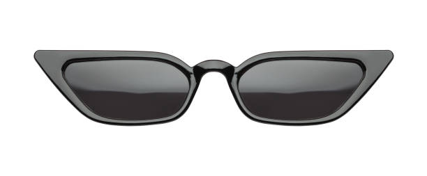 istock Black Slim Pointed Sun Glasses 1156973566