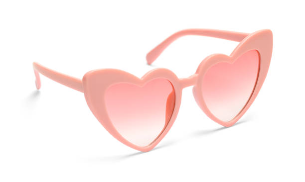 istock Pink Heart Sun Glasses 1156973877