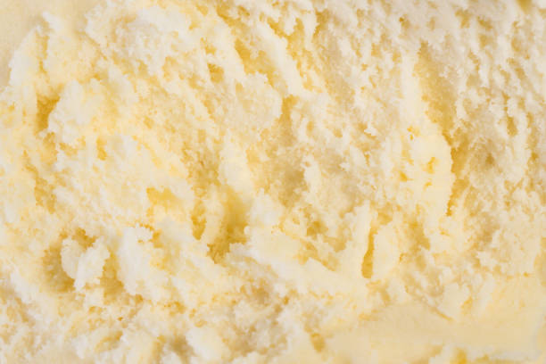 istock abstract backgrounds: surface of fresh ananas ice cream ( real edible icecream) 1156976513