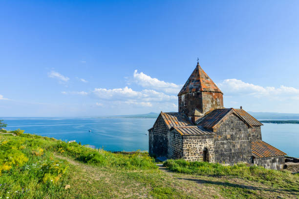 The Sevanavank Monastery in the Gegharkunik Province of Armenia.