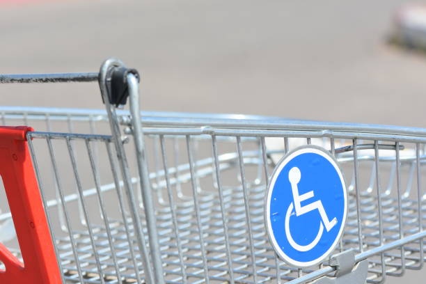 Shopping cart for the disabled