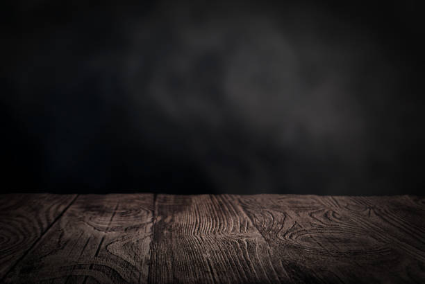 istock wooden surface with a beautiful texture on a black background 1156994259