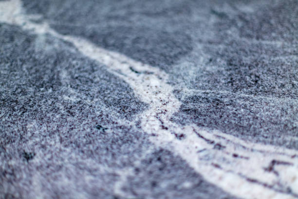 Black Marbled Granite Counter Top Background
