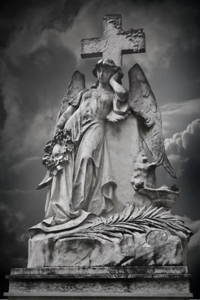 istock Angel in the stone 1157002919