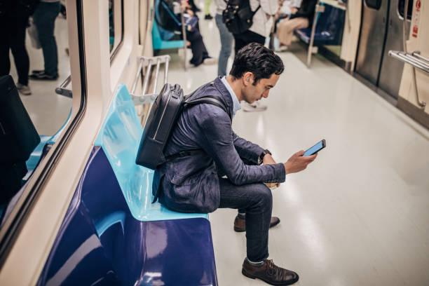 istock Businessman in the subway 1157003554