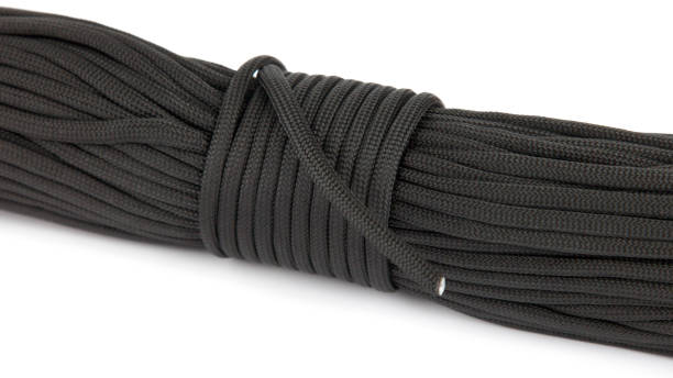 istock coil of dark rope paracord on a white background 1157009373